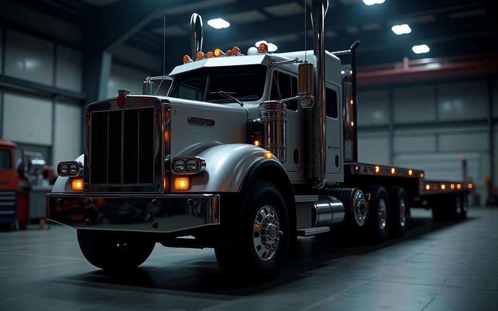 Heavy duty custom flatbed truck manufacturing in Jacksonville facility